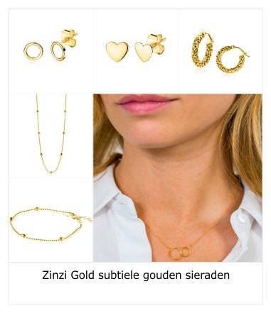 Zinzi Gold subtiele gouden sieraden