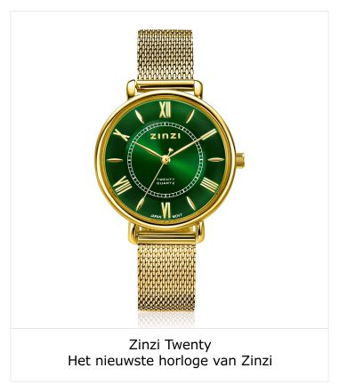 Zinzi Twenty - het nieuwste horloge van Zinzi