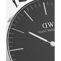 DW00100135 Daniel Wellington Herenhorloge Classic Reading Black Staal 40 mm
