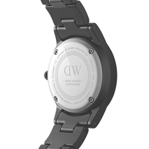 DW00100414 Daniel Wellington Unisex Horloge Iconic Link Ceramic Black Keramiek 32 mm