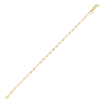 ZGA291 Armband goud Zinzi ovale schakels 18 cm