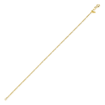 ZGA294 Gouden figaro armband Zinzi 18 cm