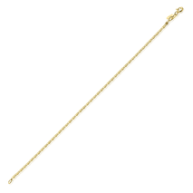 ZGA295 Zinzi gouden valkenoog-armband 18 cm