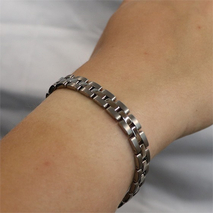 03046-01 Titanium armband Boccia voor mannen en vrouwen