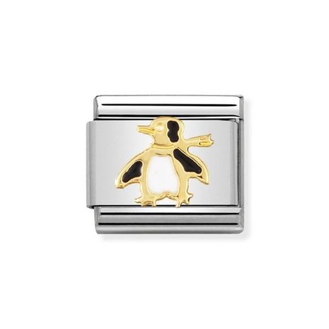 03021304 Pinguin Zwart Wit Emaille Nomination