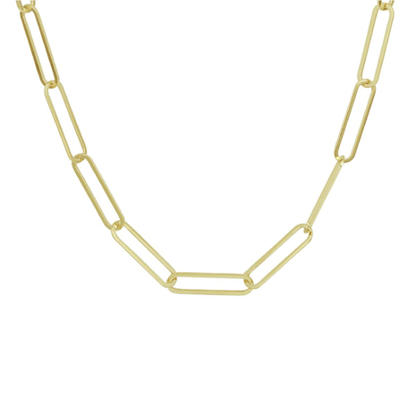Paperclip collier 40.22867 Goud