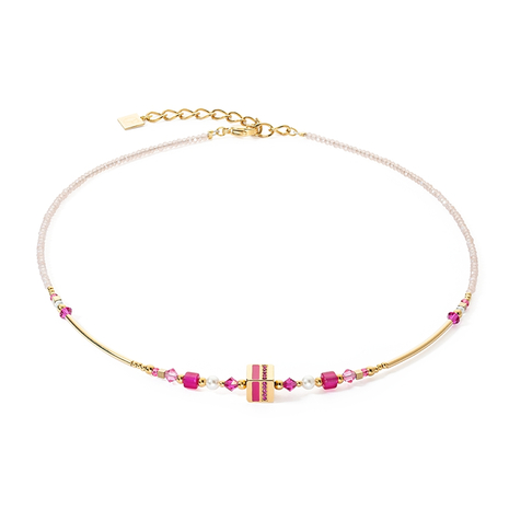 0416 Collier Pink-Gold Coeur de Lion 4355100416