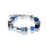 0712 armband Blue-Grey Coeur de Lion 4014300712