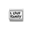 33010234 Nomination Zilver I Love Family