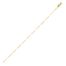 ZGA296 Paperclip armband goud Zinzi 19 cm