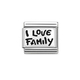 33010234 Nomination Zilver I Love Family