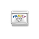 33030608 Nomination Hart Familie Family Zilver Zirconia