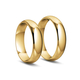 0250 Afgerond profiel gouden trouwringen 5 mm