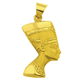 .2.8 gram hanger 18 krt goud Nefertiti 31x15 mm